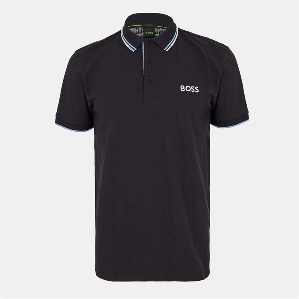 Hugo Boss Men's Short Sleeve Performance Polo Shirt - Blue